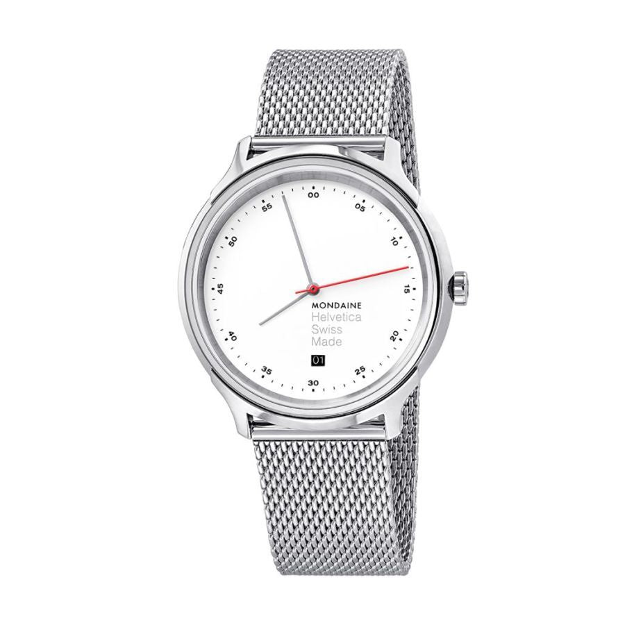 Mondaine-Helvetica Spiekermann Edition-Dipples Jewellers