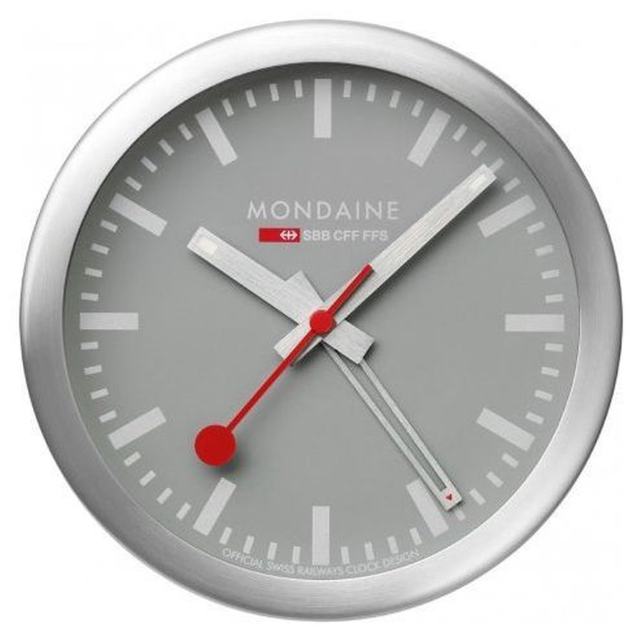 Mondaine-Swiss Railways Alarm Clock-Dipples Jewellers