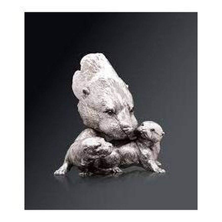 Richard Cooper-Np-Otter With Pups (Ks)-Dipples Jewellers