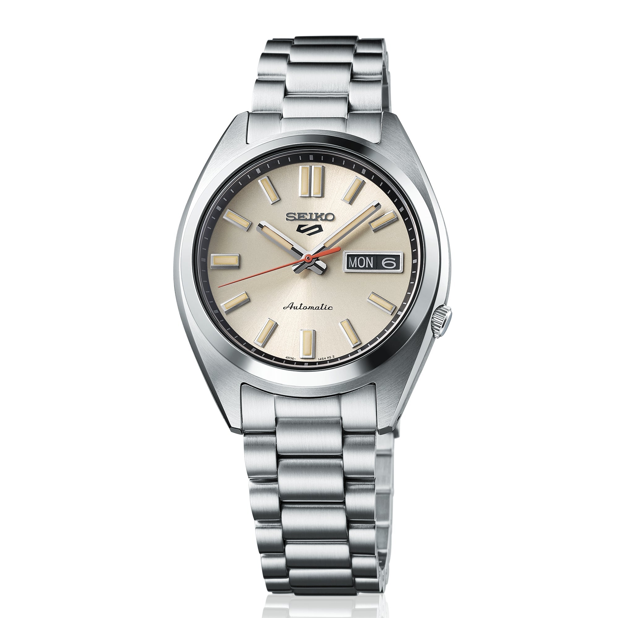 Seiko-Seiko 5 Sports SNXS 'Beige Chinos'-Dipples Jewellers