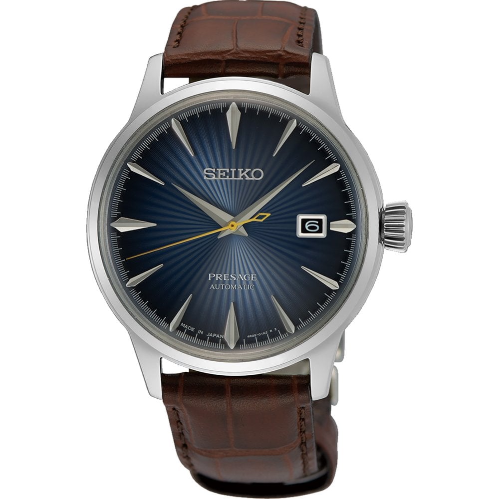 Seiko-Presage Cocktail Series 'Midnight Blue Moon'-Dipples Jewellers