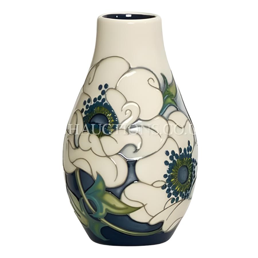 W Moorcroft-Snow Song Vase-Dipples Jewellers