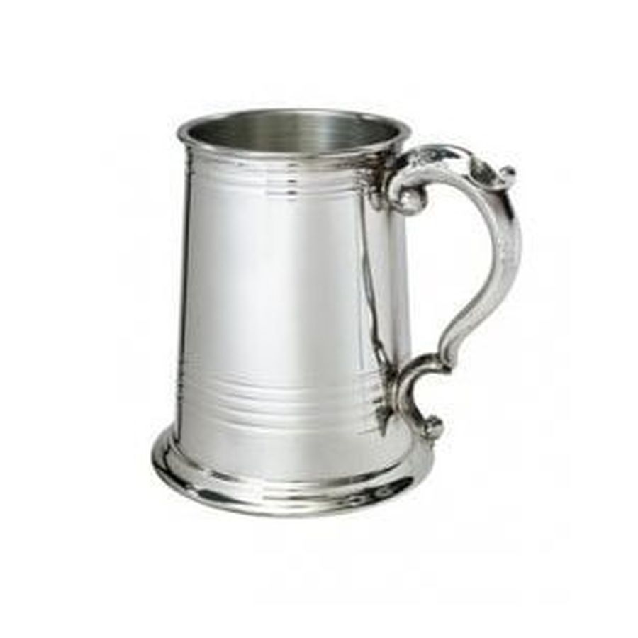 Wentworth-Pewter Worcester 1-Pint Tankard-Dipples Jewellers