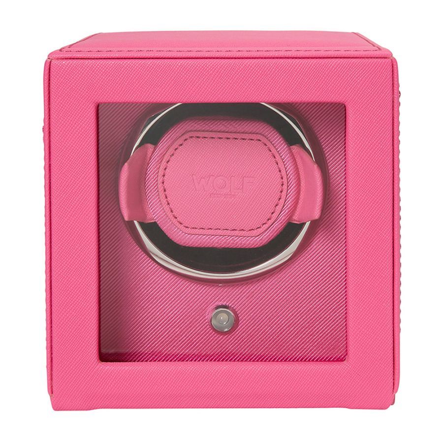 Wolf Designs Ltd-Cub Single Watch Winder - With Cover-Dipples Jewellers