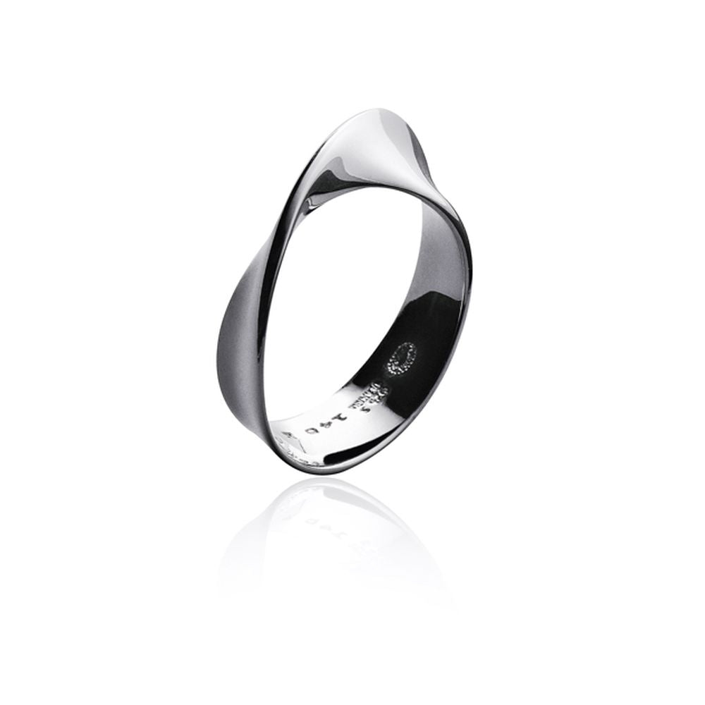 Silver Moebius Ring