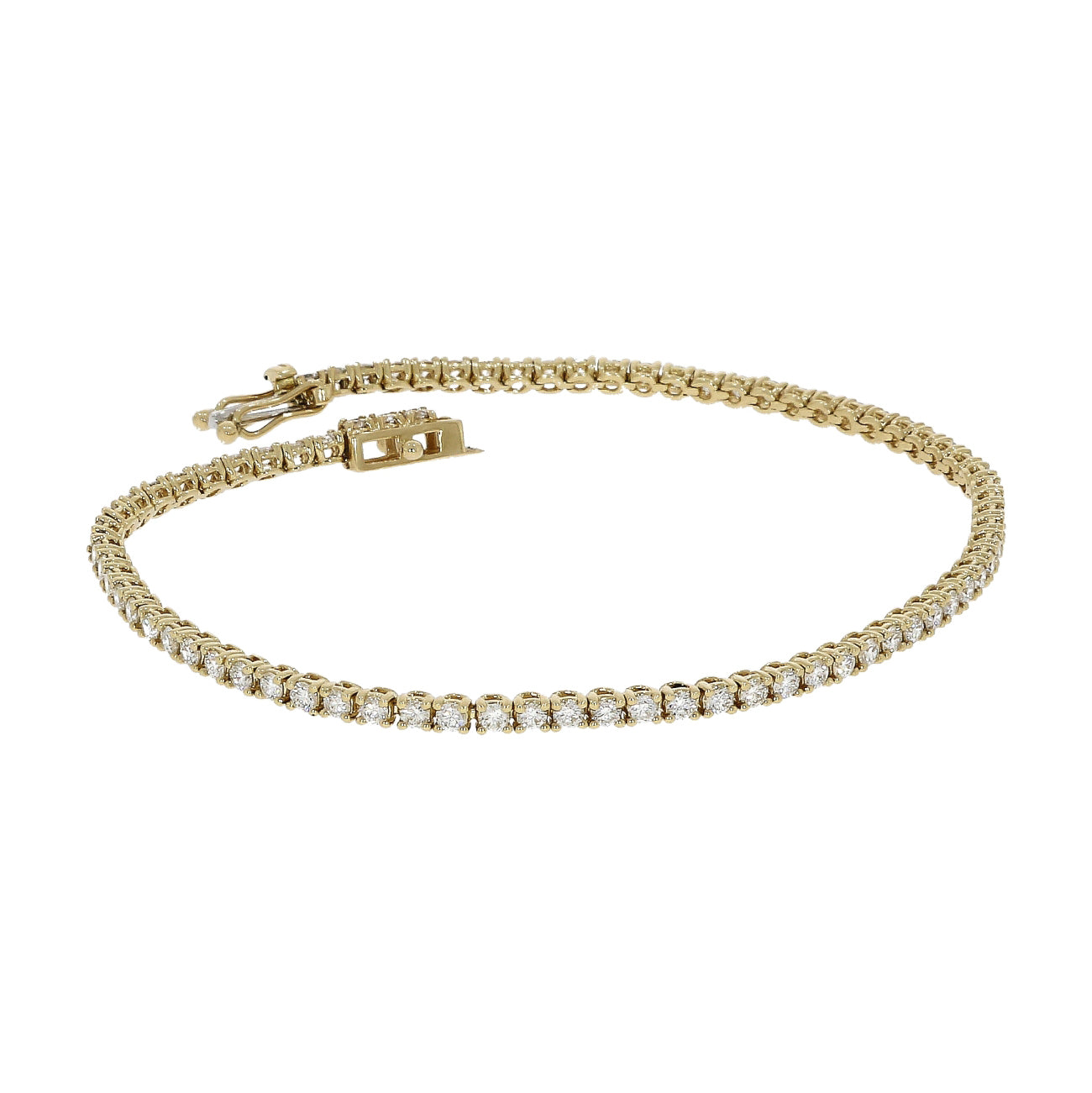 18ct yellow gold Diamond Tennis Bracelet