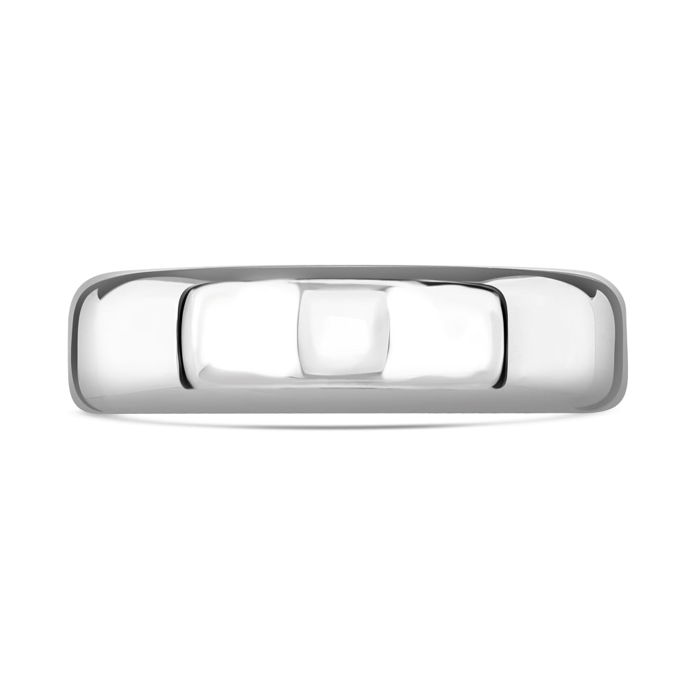 Platinum 6mm Softened Court Band