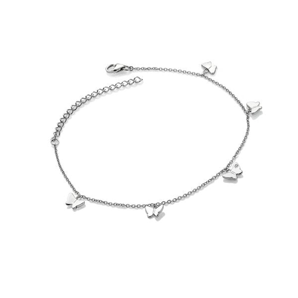 HD Silver Flutter Butterfly Bracelet