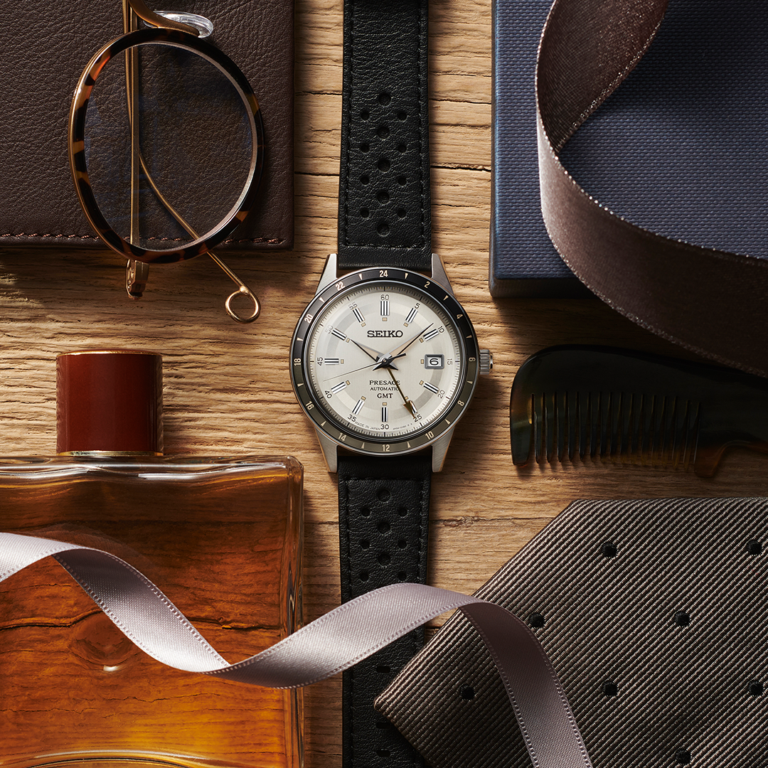Presage ‘Stone’ Style 60s Road Trip GMT