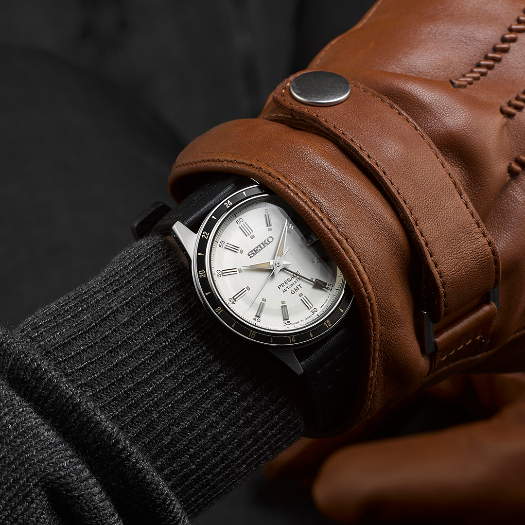 Presage ‘Stone’ Style 60s Road Trip GMT