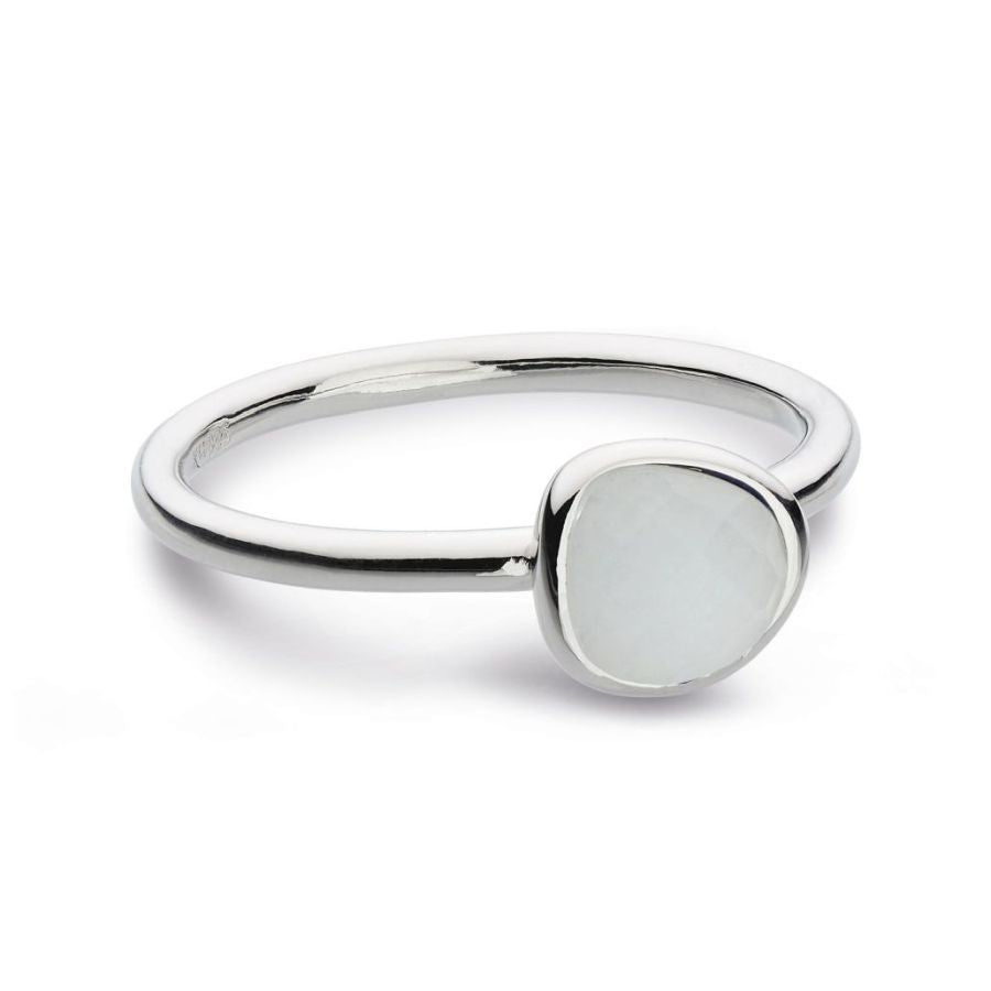 KH Silver Coast Pebble Moonstone Mini Ring