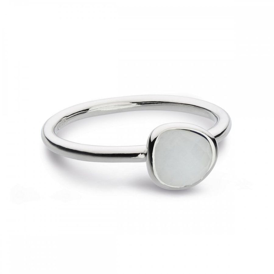 KH Silver Coast Pebble Moonstone Mini Ring