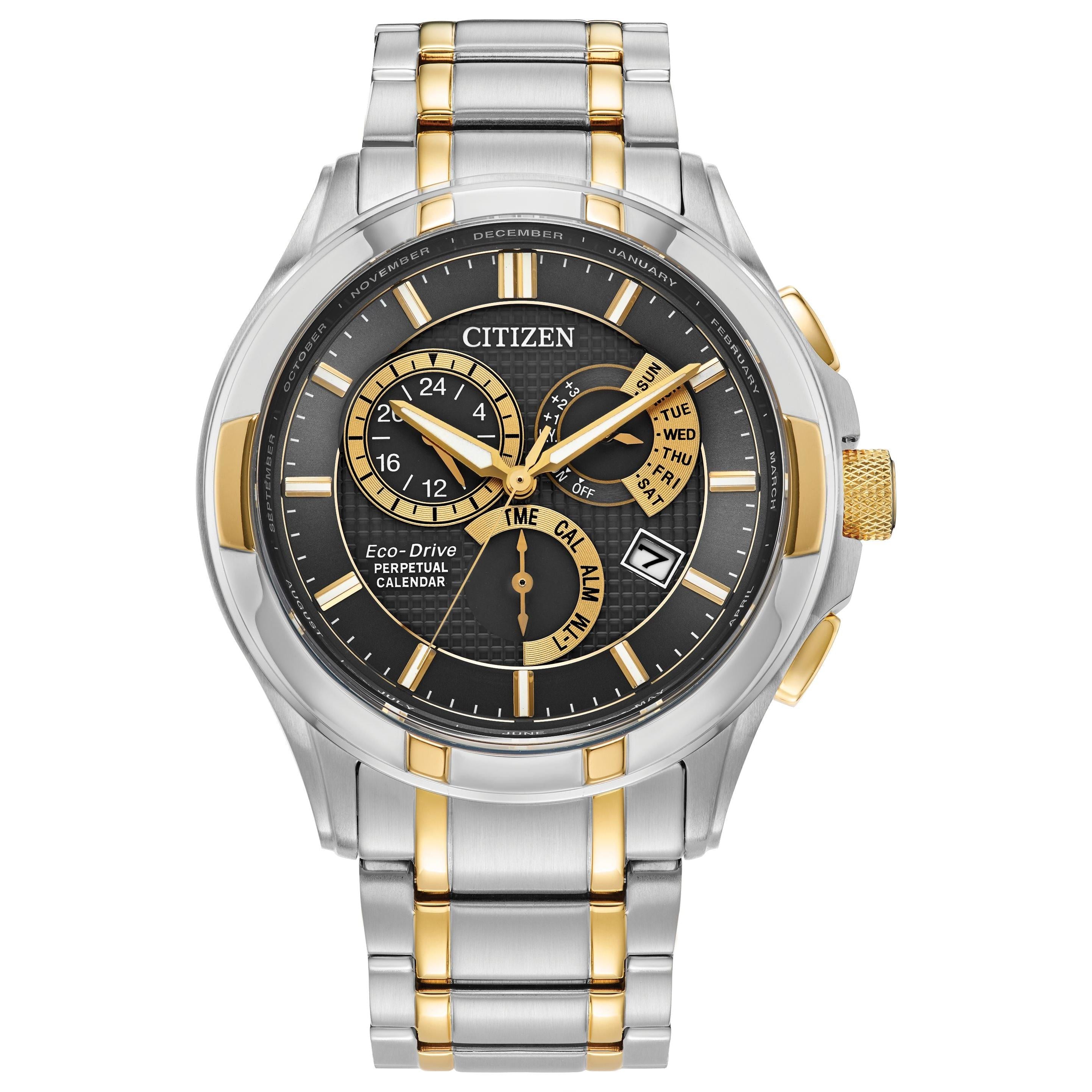 Classic 8700 two-tone stainless steel bracelet watch