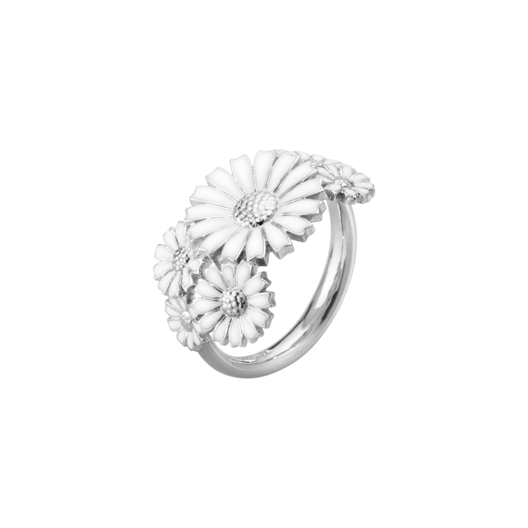 Silver Daisy Ring