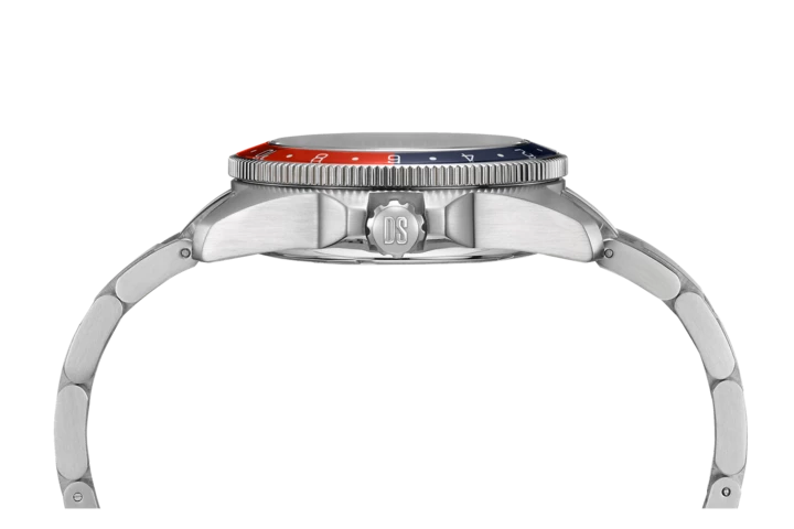 DS Action GMT ss blu dial dte red+blu bzl blt pow-80 auto wtch