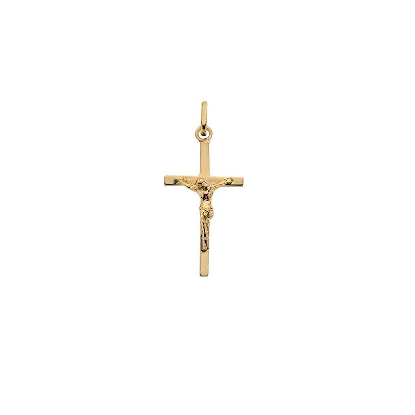 9ct Yellow Gold Crucifix