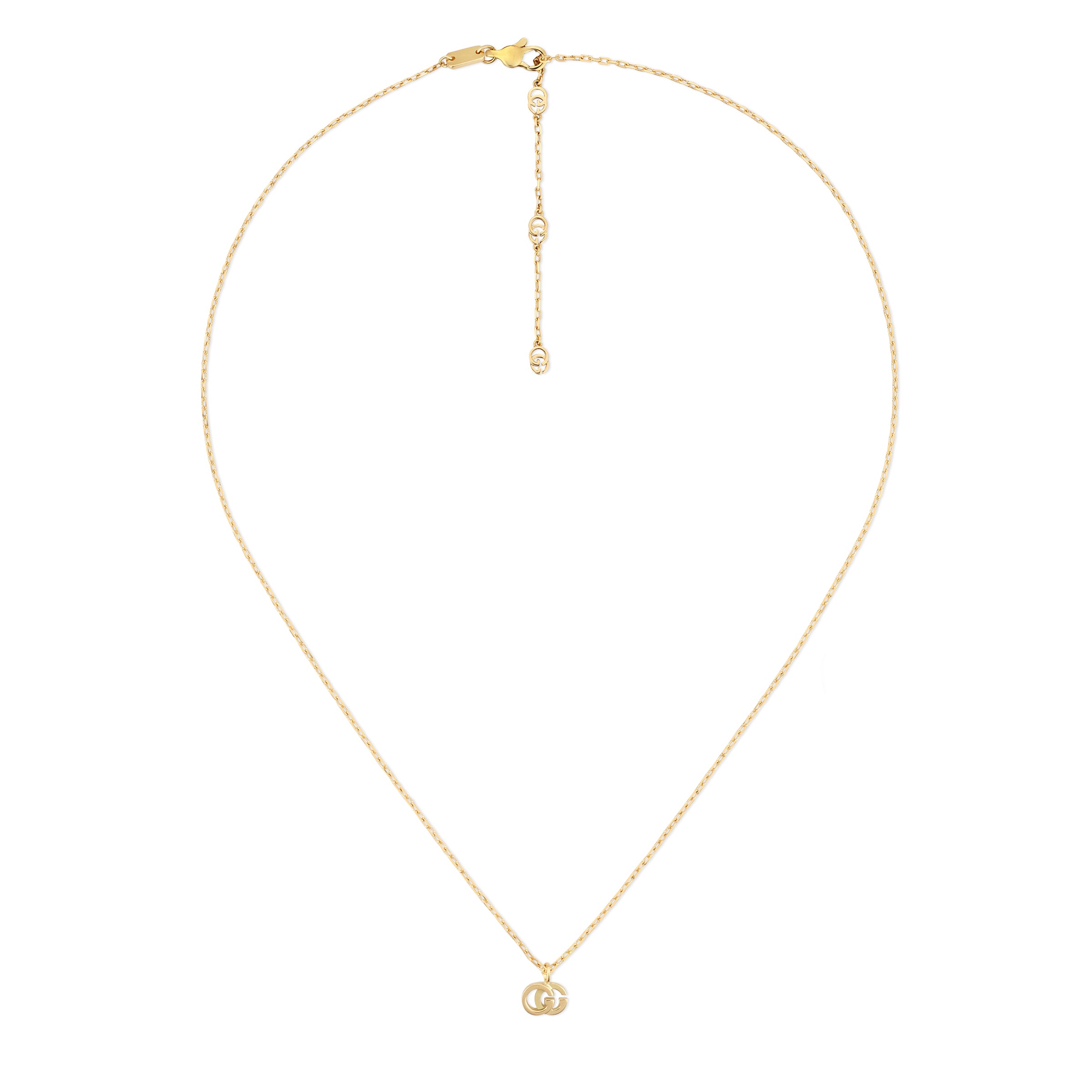 GG RUNNING NECKLACE IN YELLOW GOLD