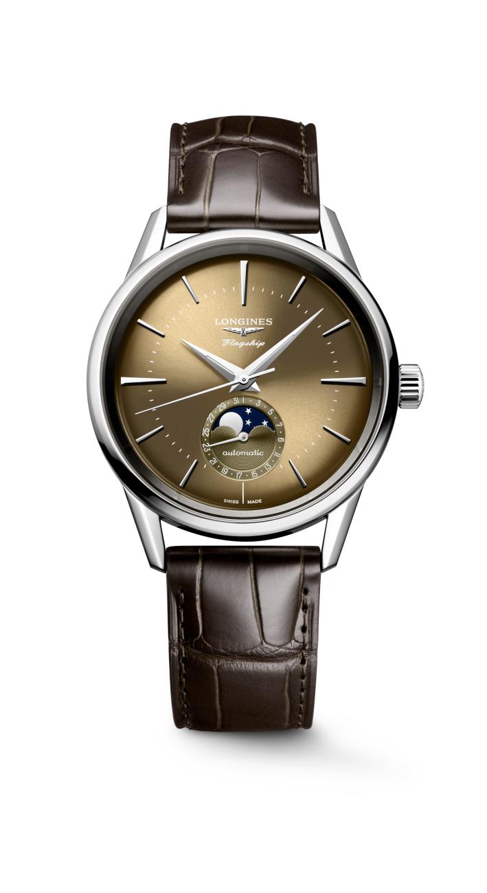 SS Flagship Heritage Bronze Moonphase strap