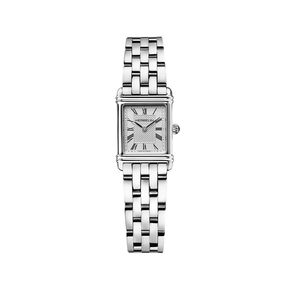 Art Deco Silver Dial Bracelet Watch