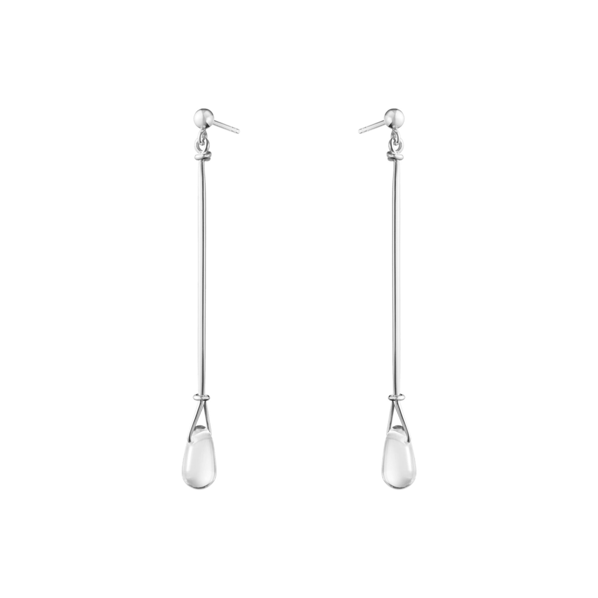 Vivianna Long Earring 660A set with Rock Crystal