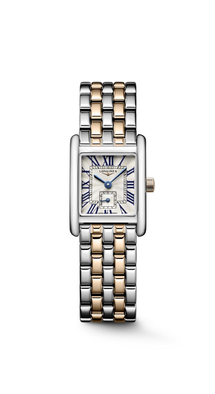Mini Dolce Vita 18ct rs/gld + ss blt qtz watch