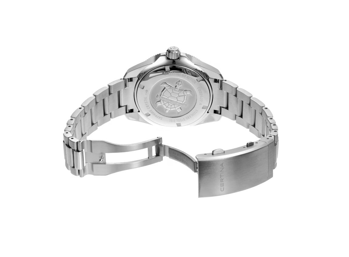 DS Action Automatic Green Dial and Bezel Bracelet watch