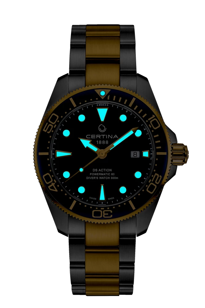 DS Action Blue Dial/Bzel SS&PVD Auto BLT