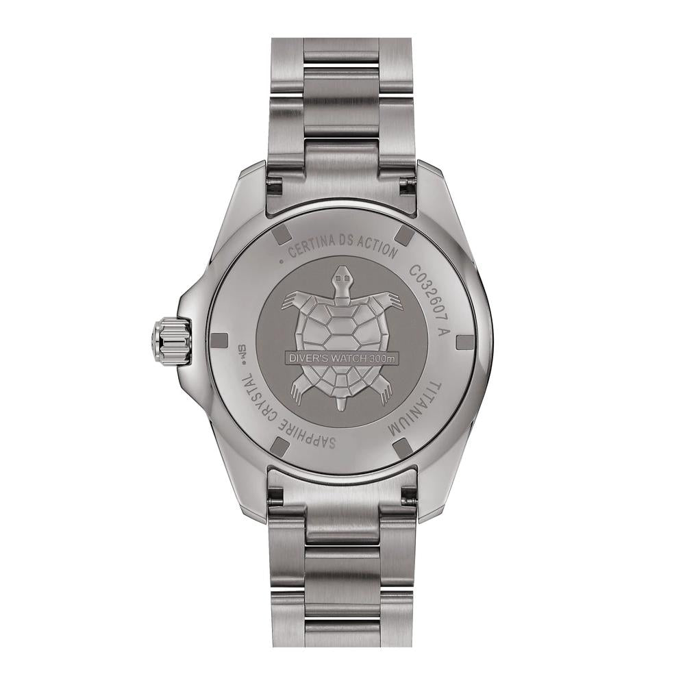 DS Action Ti Blk dail bracelet watch