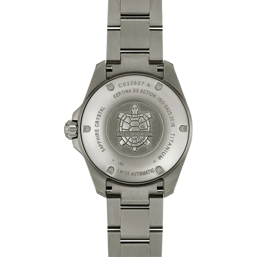 DS Action Blk Dial Gry Bezel Titanium Blt wtch