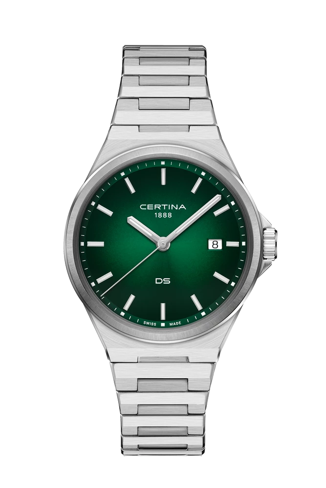 DS-7 Grn dial and bzel SS blt wtch