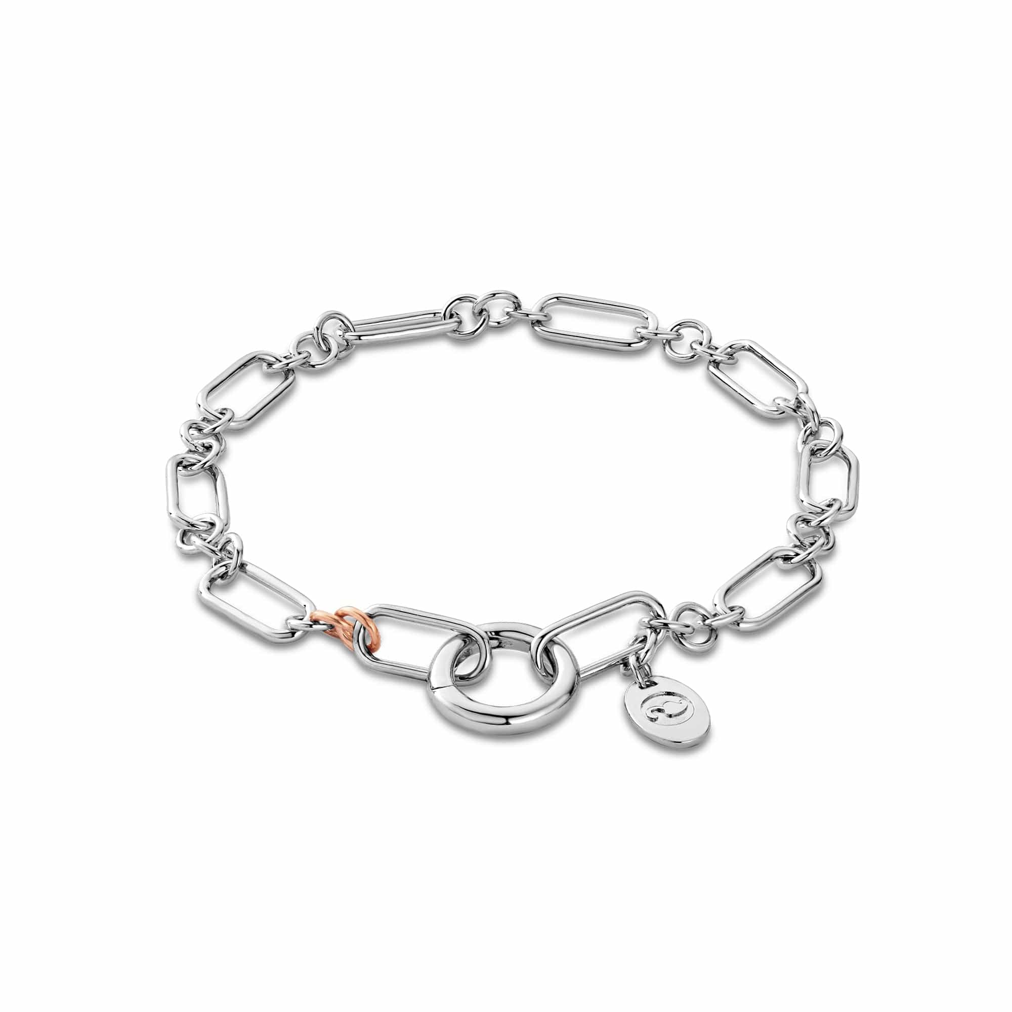 Clogau Insignia sterling silver charm bracelet