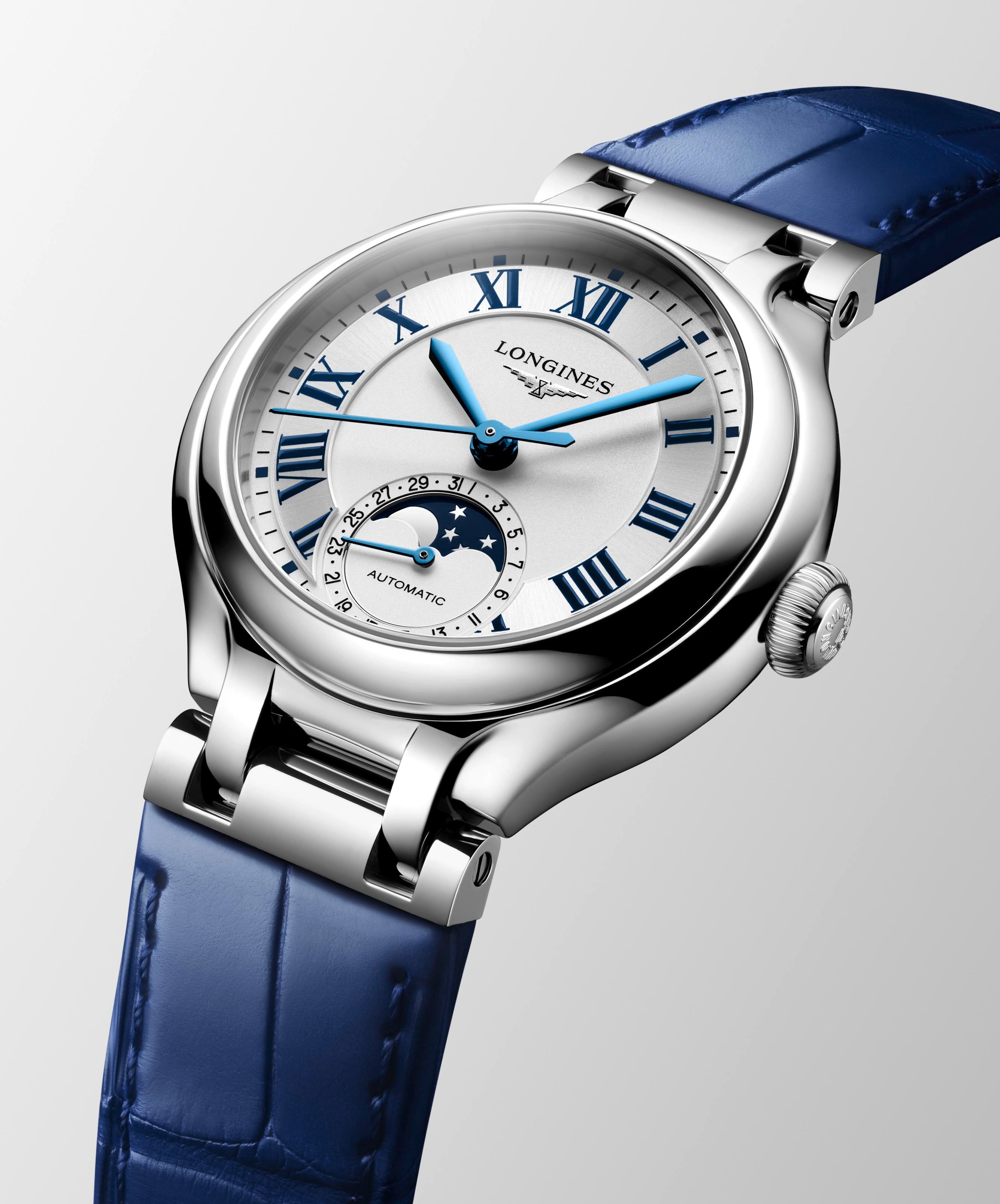 Primaluna moonpahse auto wht dia blu strp