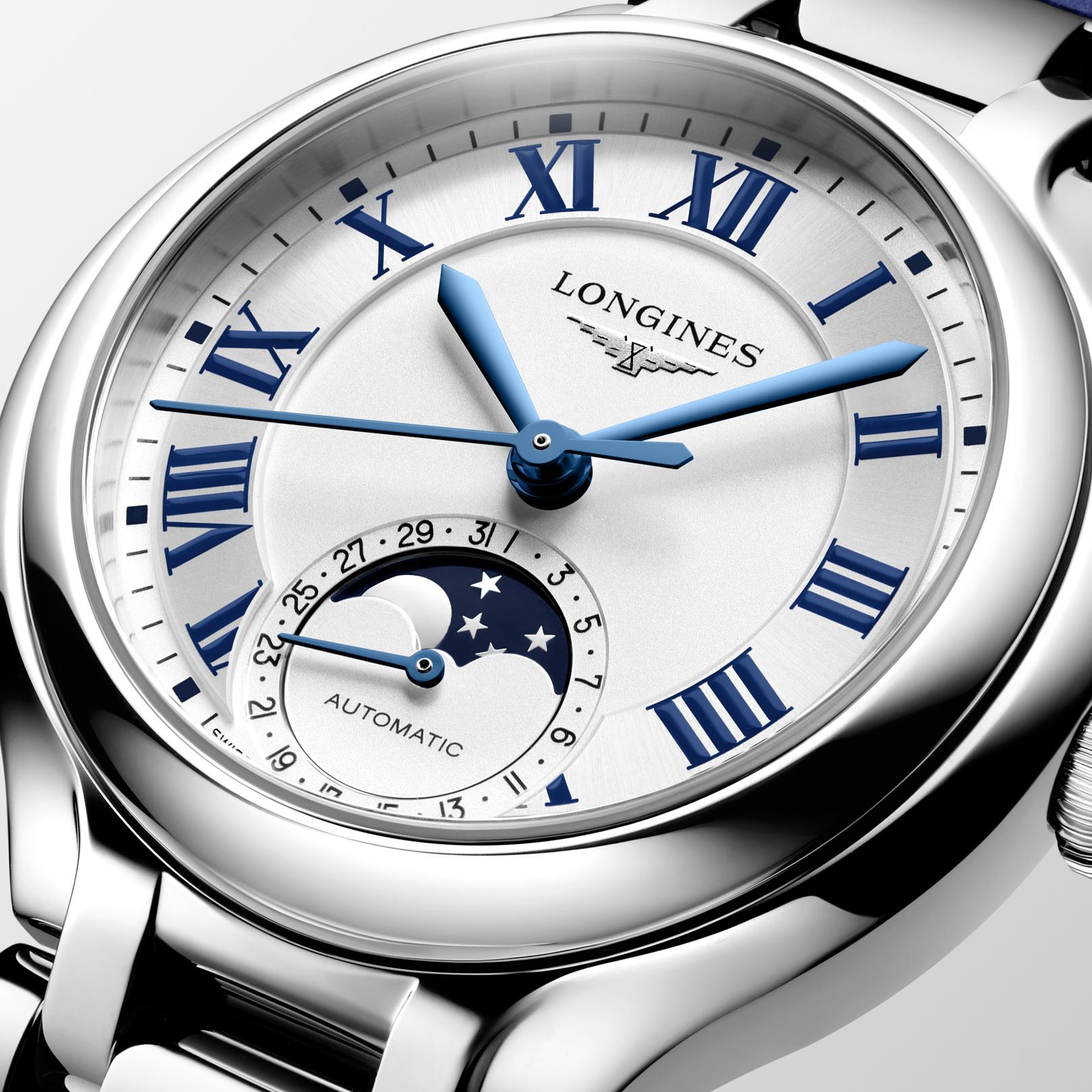 Primaluna moonpahse auto wht dia blu strp