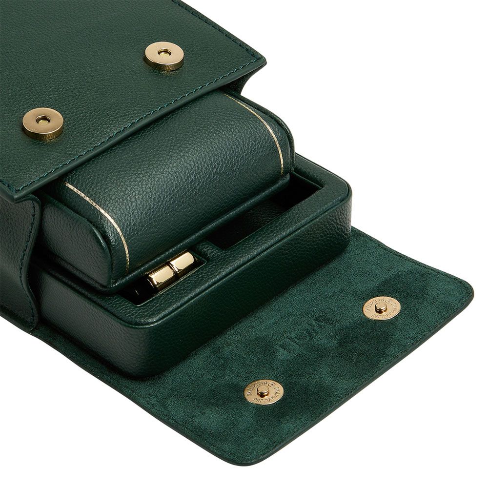 Wolf 1834- British Racing Single Travel Watch Stand- Green