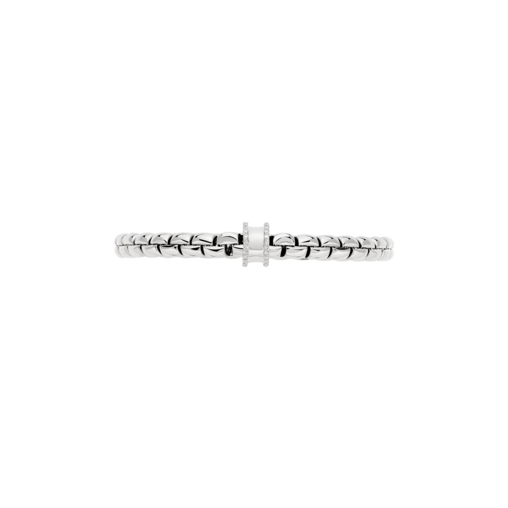 Fope Eka Braclet 18ct White Gold Total Diamond weight 0.21ct
