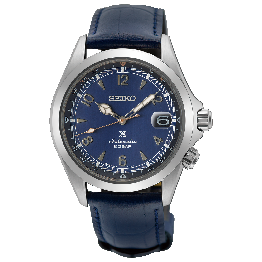 Seiko Prospex Alpinist Night Sky European Exclusive Limited Edition Automatic Watch. Blue Dial and 2