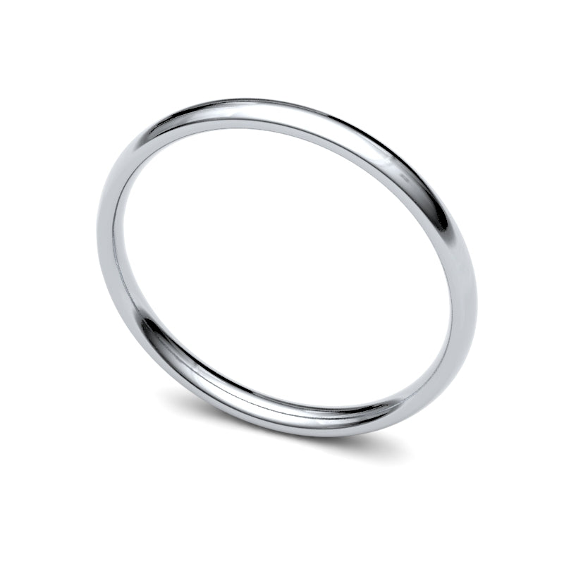 Arg 2mm Medium Trad Court Wedding Band