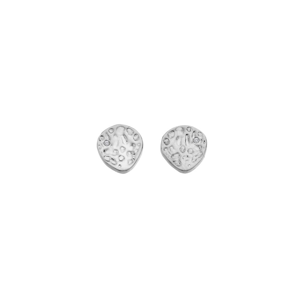 Hot Diamonds Silver Marble Earrings