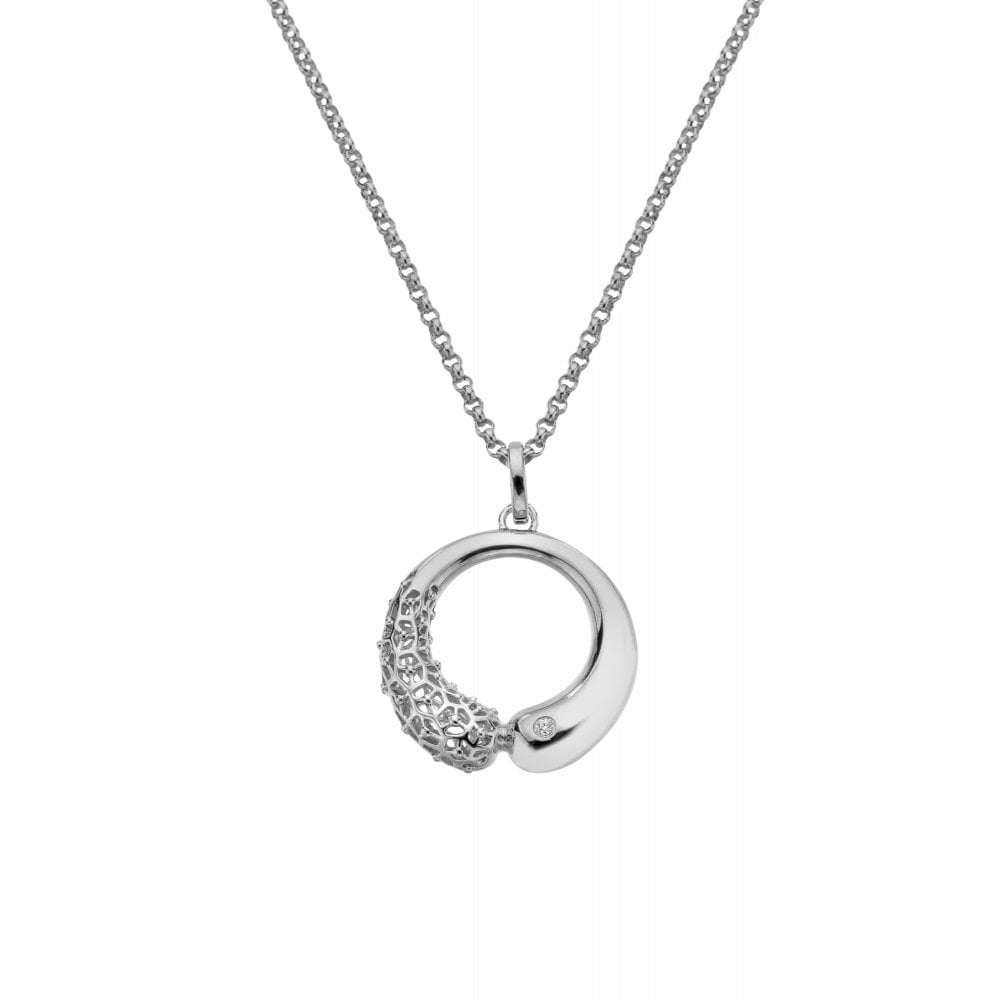 Hot Diamonds Silver Aster Pendant
