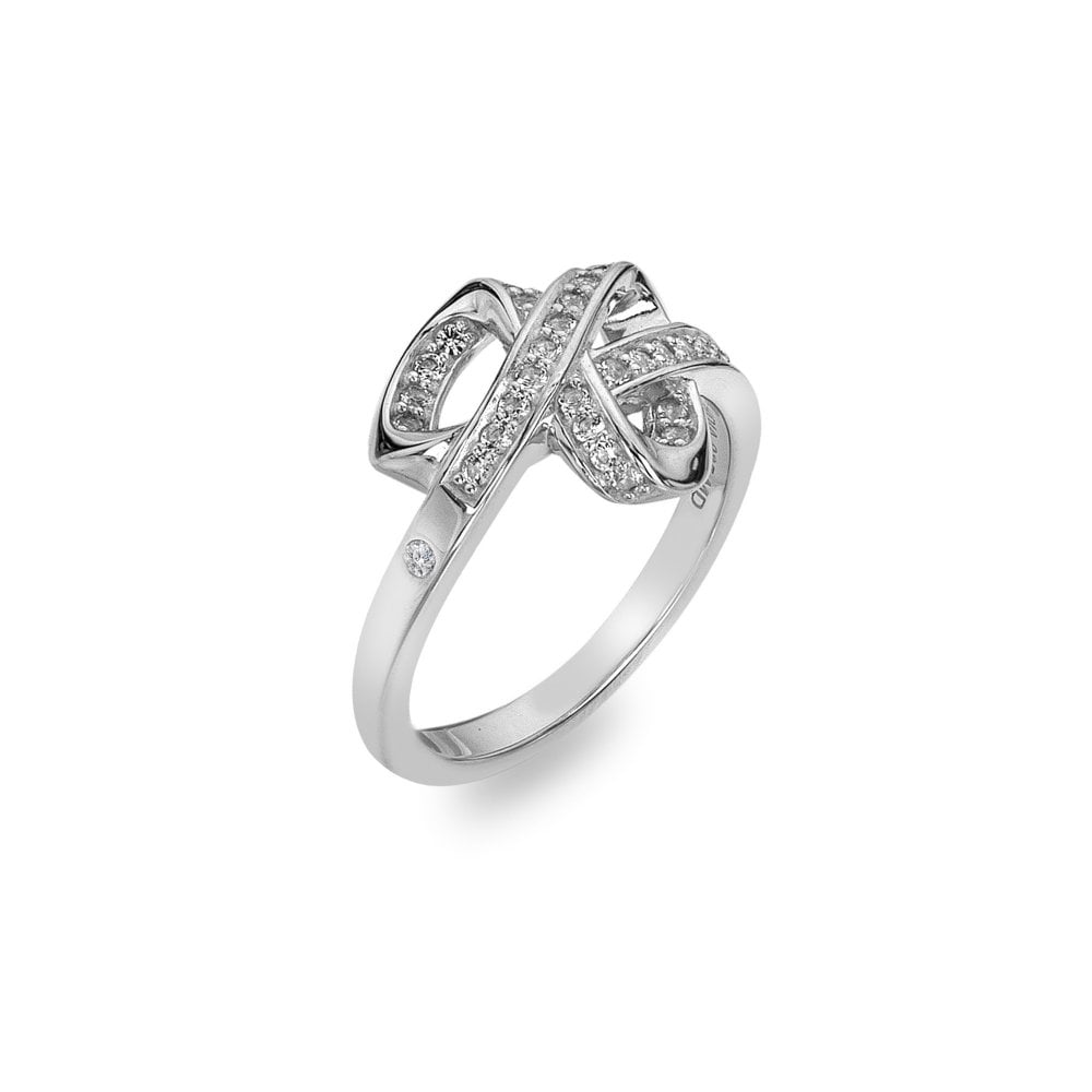 Hot Diamonds Silver Aurora Ring