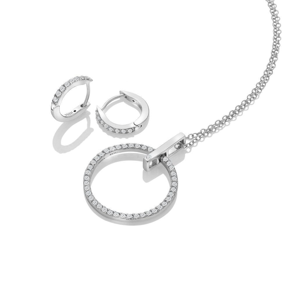 Hot Diamonds Silver Constant Pendant and Earring Set