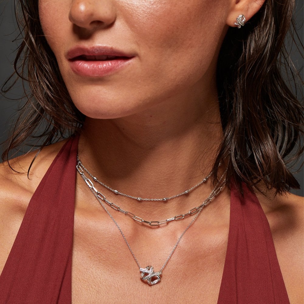 Hot Diamonds Silver Aurora Necklace