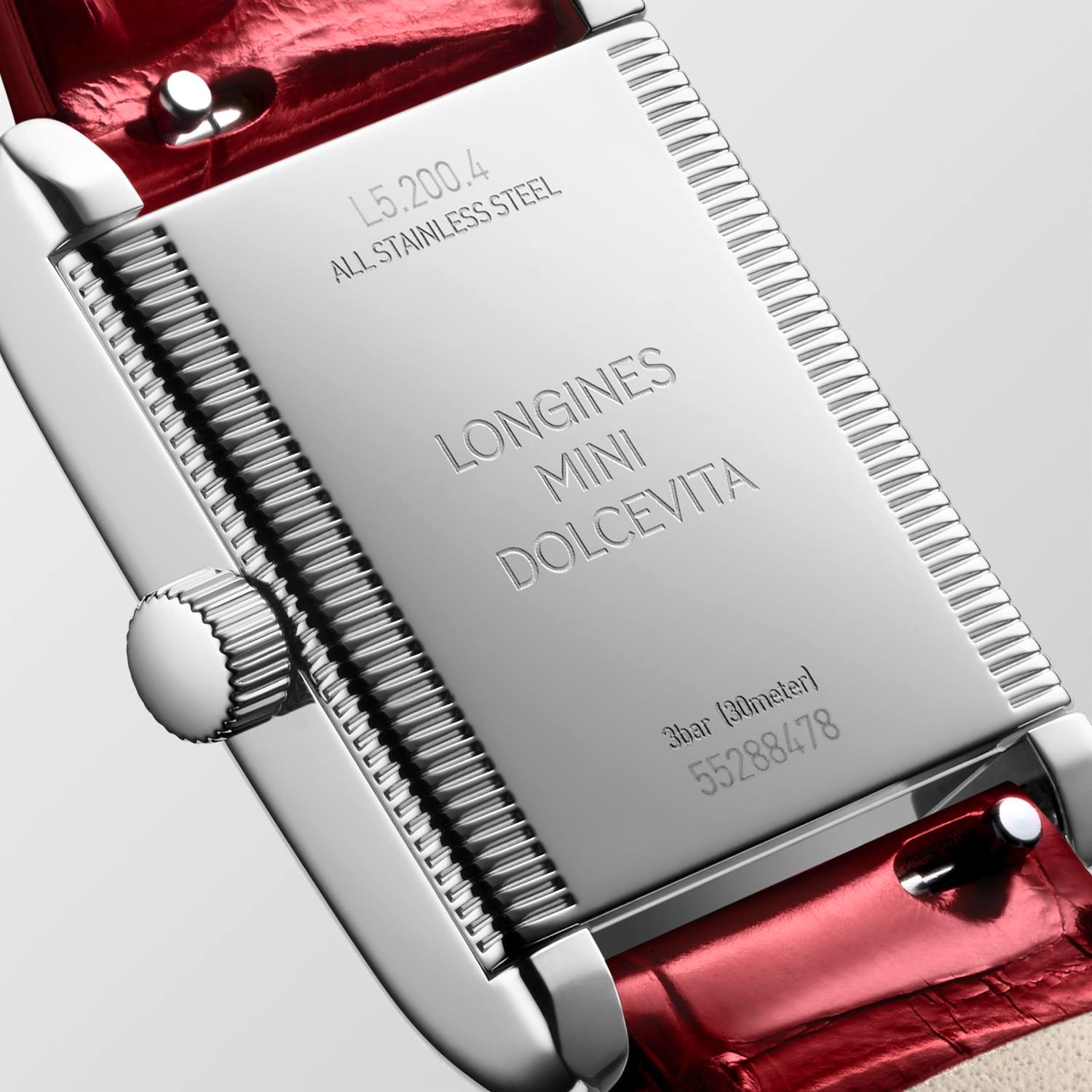 Mini Dolce Vita white Dial Red strp Qtz Watch
