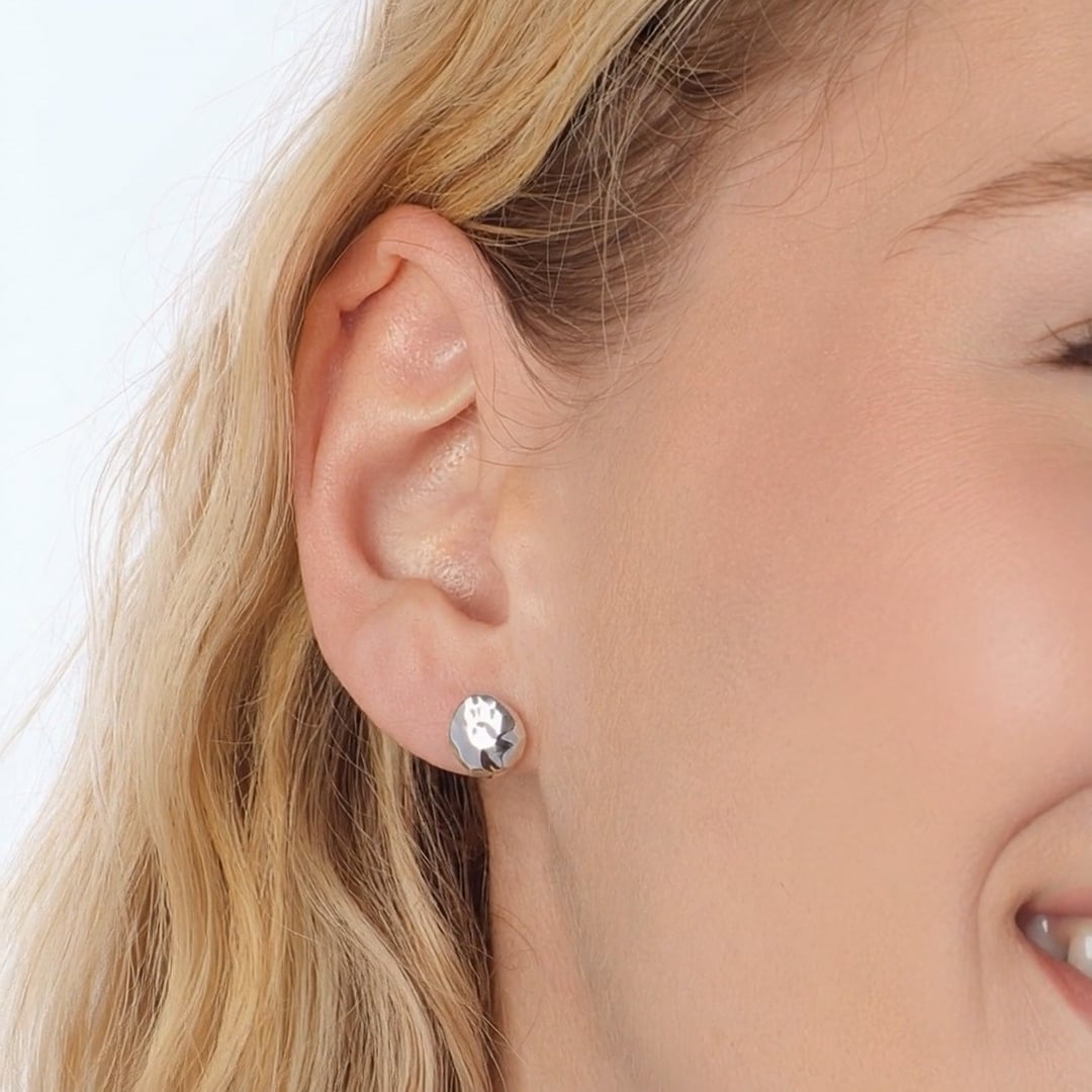 Kit Heath Silver Mirage Reflect Stud Earrings