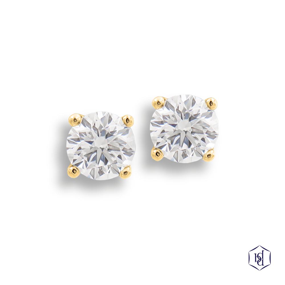 18ct Yellow Gold Windsor Classic Earring Range.