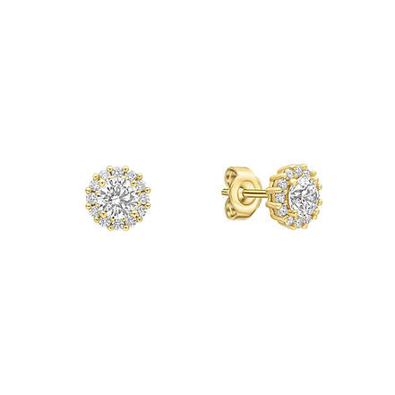 Diamonfire Halo Earrings