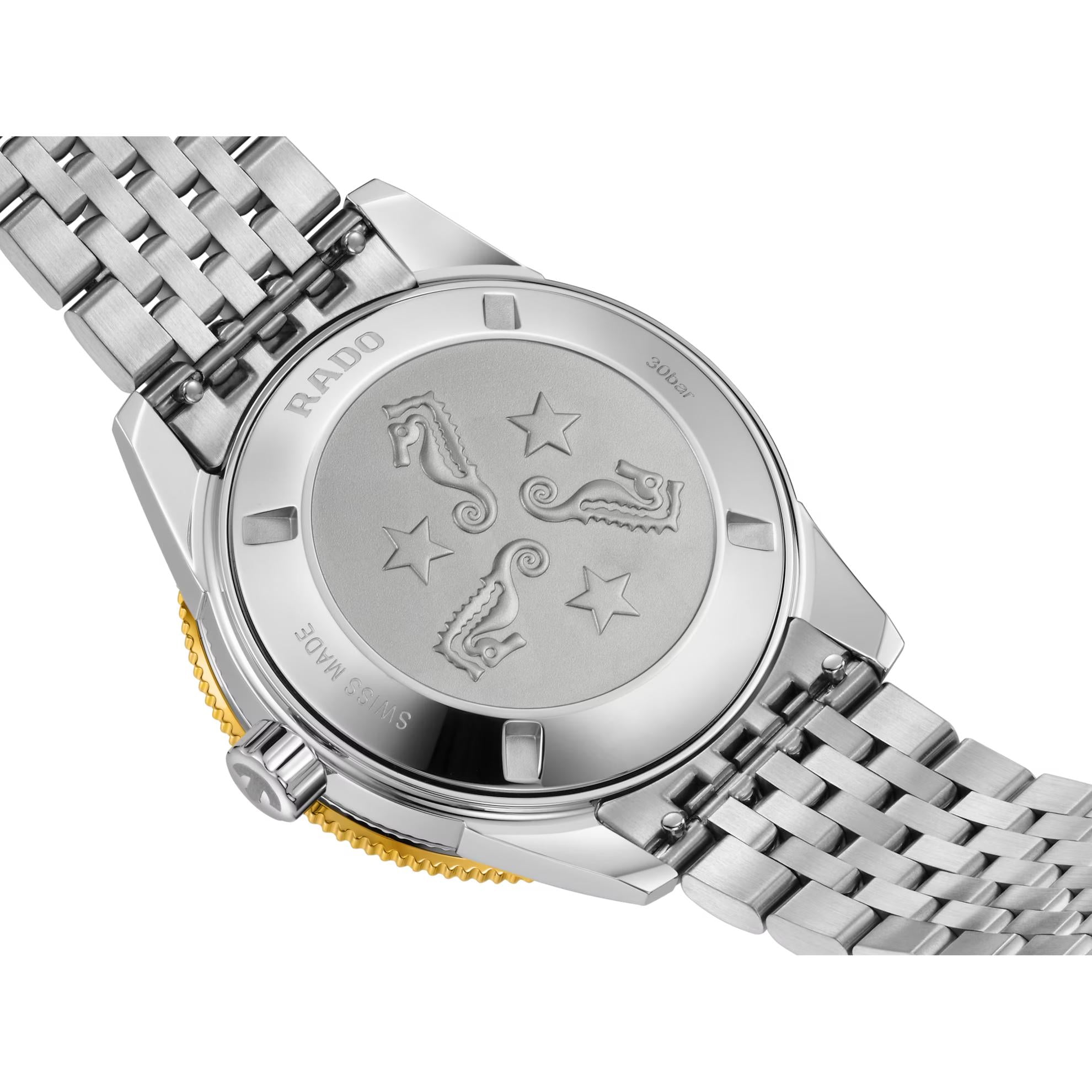 Captain Cook Gold Flake Dial Ss Blet Auto Watch