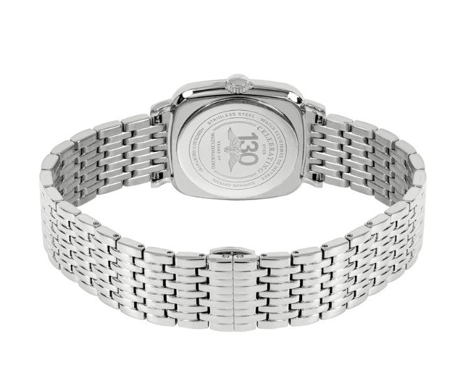 Rotary Heritage Astoria Quartz Watch. White Dial Stainless Steel Bracelet.
