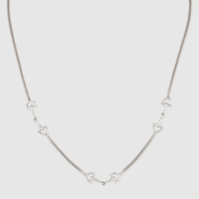 Gucci Silver Staffa Necklace 50cm