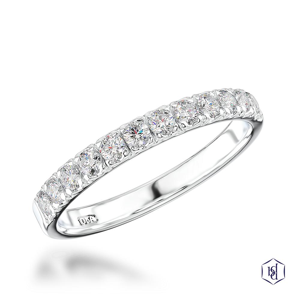 Skye Eternity Round Brilliant Cut Platinum Bridal Diamond